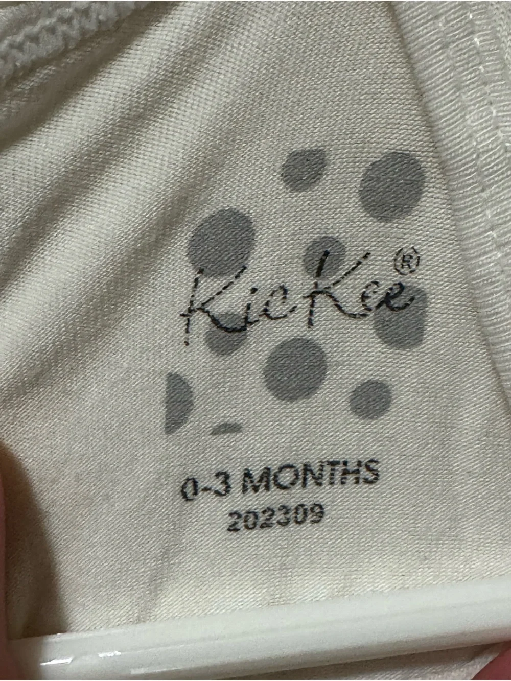 White Long Sleeve Baby Gown